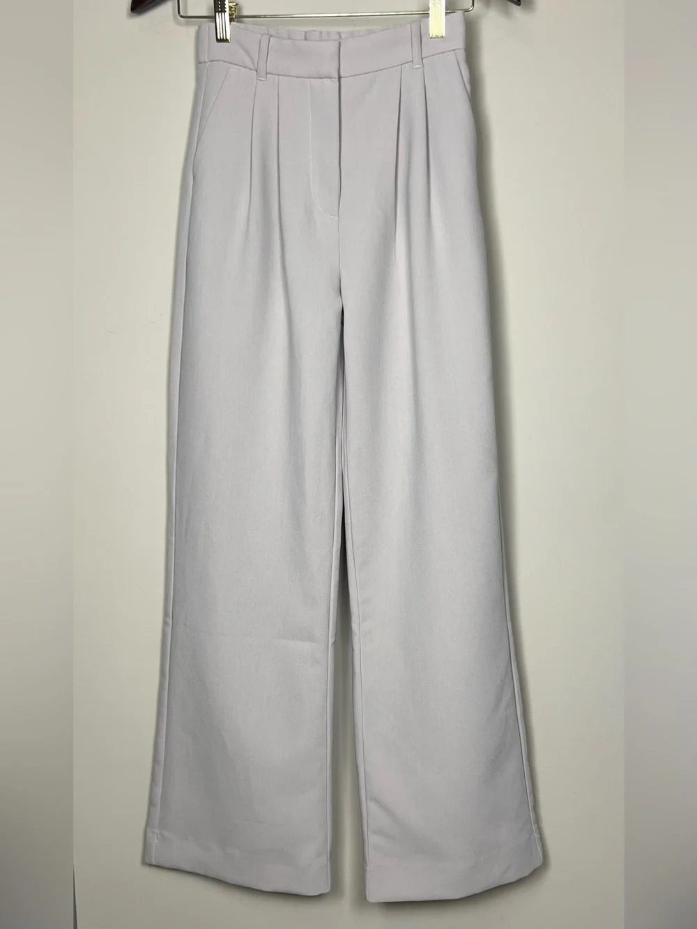 Abercrombie & Fitch Wide-Leg Pants in Light Taupe Size 25/0